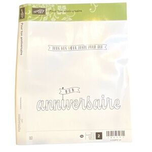 🍒 Stampin’Up! 🍒 “Pour ton anniversaire” Stamp set.